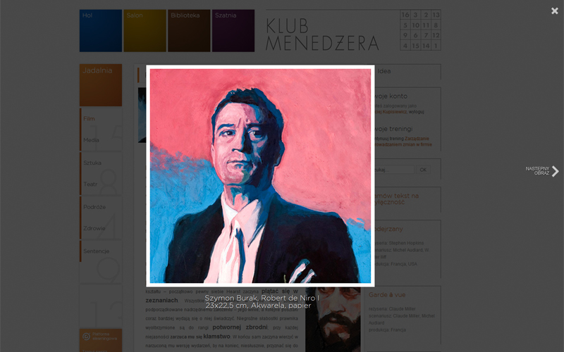 Klub Menedżera - prezentacja obrazu